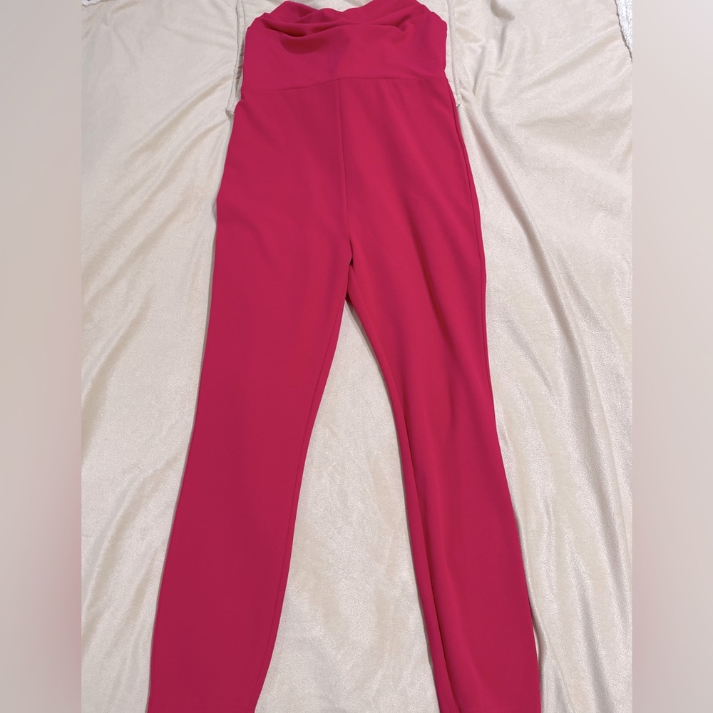 Superdown Hot Pink Jumpsuit